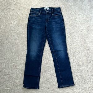 Paige jeans Brigitte style size 24 dark denim. Like new!